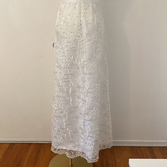 ModCloth Romantic Revelries Maxi Dress in White Size Small - Picture 10 of 15